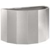 vidaXL Pflanzk&uuml;bel Silber 60 x 30 x 35 cm Edelstahl