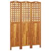 vidaXL 3-tlg. Paravent 121,5x2x180 cm Massivholz Akazie
