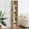 vidaXL Eckregal Sonoma-Eiche 33x33x164,5 cm Holzwerkstoff