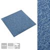 vidaXL Teppich 20 pcs Blau 50 x 50 cm 100% Polypropylen