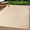 vidaXL Teppich ZIZUR Beige 80x150 cm Jute-Optik Indoor und Outdoor