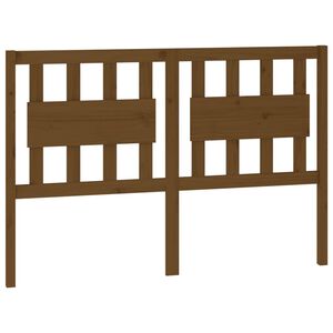 vidaXL Kopfteil Honigbraun 125,5x4x100 cm Massivholz Kiefer