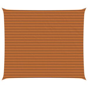 vidaXL Sonnensegel Orange und Braun 7 x 6 m 100 % Polyester Oxford