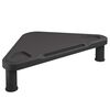 vidaXL Eck-Monitorst&auml;nder Schwarz 49x28x10,5 cm
