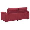 vidaXL 2-Sitzer-Sofa Weinrot 180x81x84 cm Kunstleder