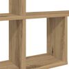 vidaXL Wandregal Artisan-Eiche 100x18x53 cm Holzwerkstoff