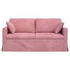 vidaXL Sofa Rosa Gesamtabmessungen: 158 x 78 x 80 cm (B x T x H) Samt