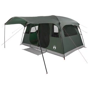vidaXL Tunnelzelt 6 Personen Olivegr&uuml;n Polyester und Stahl