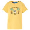 Kinder-T-Shirt Helles Ocker 128