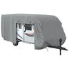 vidaXL Schutzh&uuml;lle f&uuml;r Wohnwagen Grau 732x250x220 cm Vliesstoff