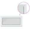 vidaXL Kellerfenster Innenseite Farbe Wei&szlig; RISOR 120 x 55 cm