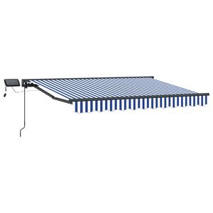 vidaXL Manueller Markisenrahmen mit LEDs 2,5 x 2 m