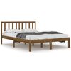 vidaXL Massivholzbett Honigbraun Kiefer 120x190 cm