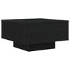 vidaXL Couchtisch Schwarz Eichen-Optik 55 x 55 x 31 cm Holzwerkstoff