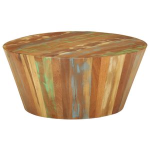 vidaXL Couchtisch &Oslash;65x31 cm Altholz Massiv