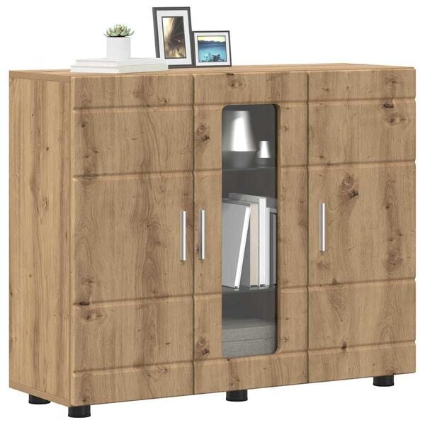 vidaXL Holzschrank Artisan-Eiche 88,5 x 30,5 x 73 cm Holzwerkstoff