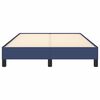 vidaXL Bettgestell ohne Matratze Blau 120x190 cm Stoff
