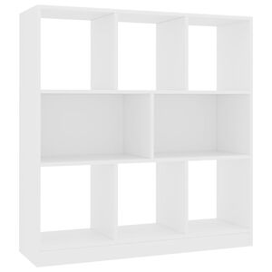 vidaXL B&uuml;cherregal Wei&szlig; 97,5&times;29,5&times;100 cm Holzwerkstoff