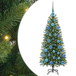 vidaXL K&uuml;nstlicher Weihnachtsbaum Gr&uuml;n 120 cm PE und PVC