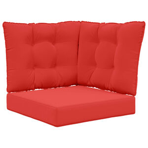 vidaXL Sofakissen f&uuml;r drau&szlig;en Polyester Rot 50,5 x 50,5 cm