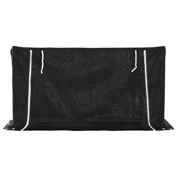 vidaXL Brennholzregal mit Regenschutz 200,5x60,5x110,5 cm