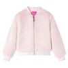 vidaXL Kinderjacke Kunstpelz Zartrosa 92