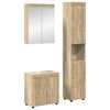 vidaXL Badezimmerm&ouml;bel-Set TULUM 3 stk. Sonoma-Eiche 60 x 34 x 63 cm
