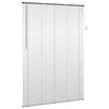 vidaXL Venetianer Jalousie Verstellbar Silber Grau 213 x 140 cm PVC