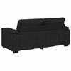 vidaXL 2-Sitzer-Sofa Schwarz 180x81x84 cm Stoff