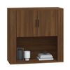 vidaXL Wandschrank Braun Eichen-Optik 80x33x80 cm Holzwerkstoff