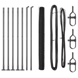 vidaXL Zaunpfosten Grau