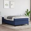 vidaXL Boxspringbettgestell Blau 120x200 cm Stoff