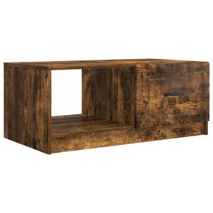 vidaXL Couchtisch Ger&auml;ucherte Eiche 90 x 50 x 37 cm Holzwerkstoff