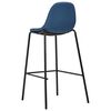 vidaXL 5-tlg. Bar-Set Stoff Blau
