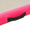 vidaXL Aufblasbare Gymnastikmatte mit Pumpe 600x100x10 cm PVC Rosa