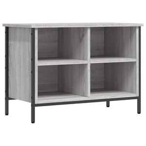 vidaXL Schuhregal Grau Sonoma 69x35x50 cm Holzwerkstoff