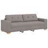 vidaXL Sofa 180cm Taupe Stoff