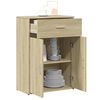 vidaXL Sideboard Sonoma-Eiche 60x30x84 cm Holzwerkstoff