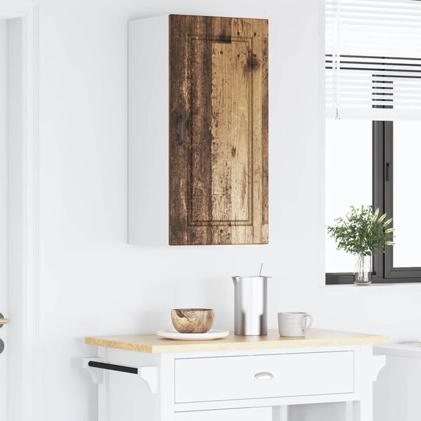 vidaXL K&uuml;chenschrank mit Regal Altholz 40 x 31 x 80 cm Holzwerkstoff