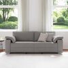 vidaXL Sofa Taupe 219 x 77 x 82 cm Stoff