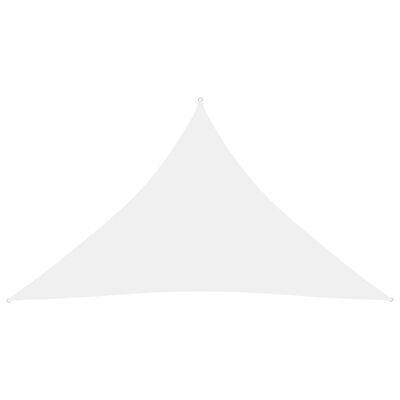 vidaXL Sonnensegel Oxford-Gewebe Dreieckig 2,5x2,5x3,5 m Weiß
