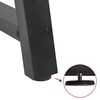 vidaXL Couchtischbeine A-Form 2 Stk. Anthrazit 60x(30-31) cm Stahl