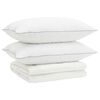 vidaXL G&auml;nsedaunen-Bettdecken-Set 90% FULDA 3 stk. 200 x 240 cm Sommer
