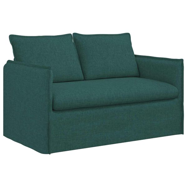 vidaXL Sofa 120cm Dunkelgr&uuml;n Metall