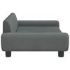 vidaXL Kindersofa Dunkelgrau 100x54x33 cm Samt