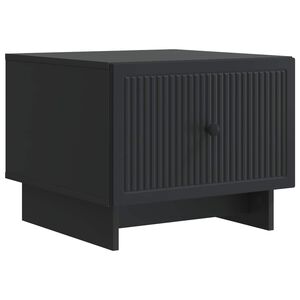 vidaXL Couchtisch mit Schubladen Schwarz 49 x 50 x 40 cm Holzwerkstoff