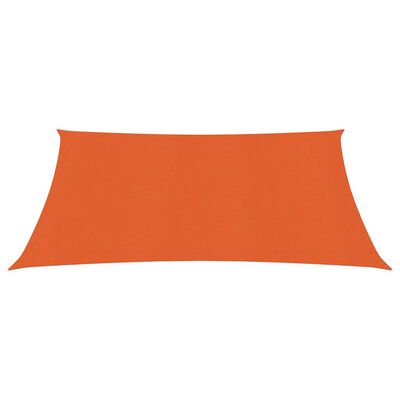 vidaXL Sonnensegel 160 g/m² Orange 3,6x3,6 m HDPE