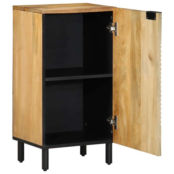 vidaXL Sideboard Braun 40x33x75 cm Massivholz Mango