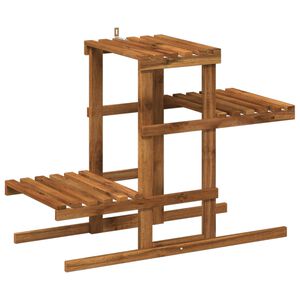 vidaXL Pflanzenst&auml;nder Natur 82 x 36 x 60 cm Massivholz Akazie