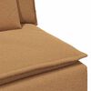 vidaXL Modulares Sofa mit Kissen Beige